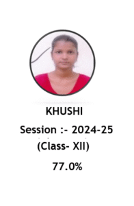 KHUSHI (Class- XII)