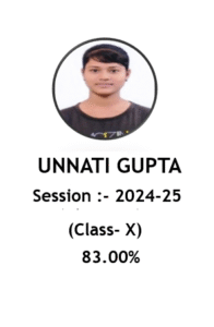 UNNATI GUPTA (Class- X)